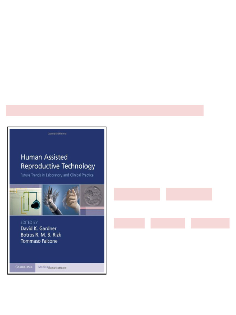 (Ebook) Human Assisted Reproductive Technology: Future Trends in ...