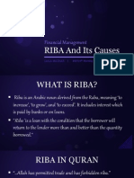 RIBA and Its Causes