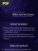 RIBA and Its Causes