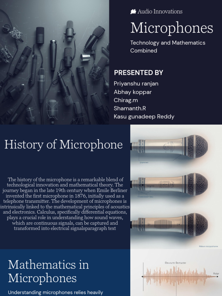 Presentation - Microphones 20251215 182017 0000 | PDF | Microphone | Sound