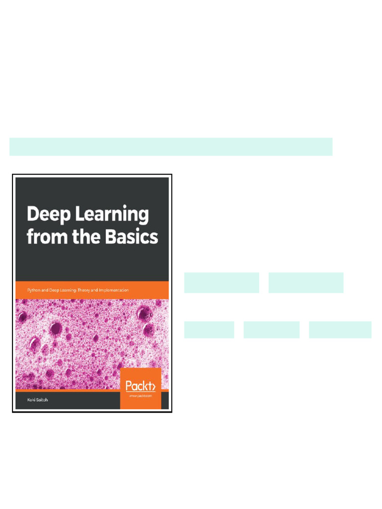 Deep Learning From The Basics Python And Deep Learning Theory And ...