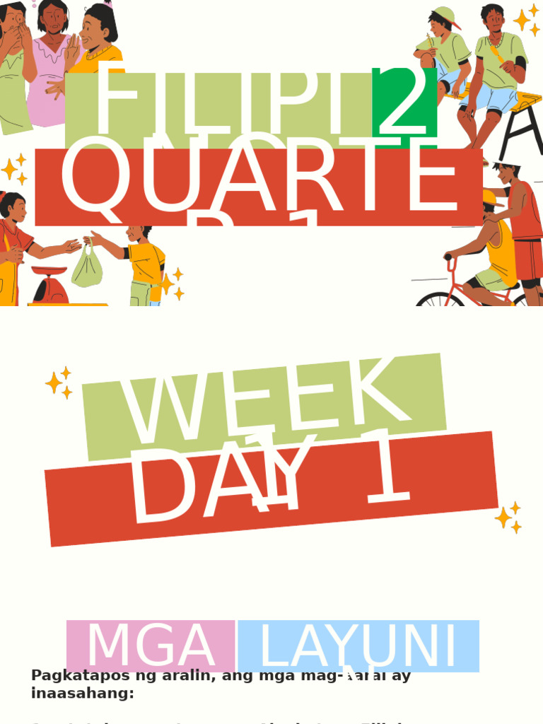 Filipino (Week 1) | PDF