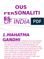 Famous Personaliti ES: of India