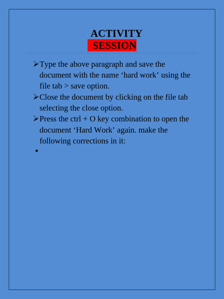 Document Editing Instructions | PDF