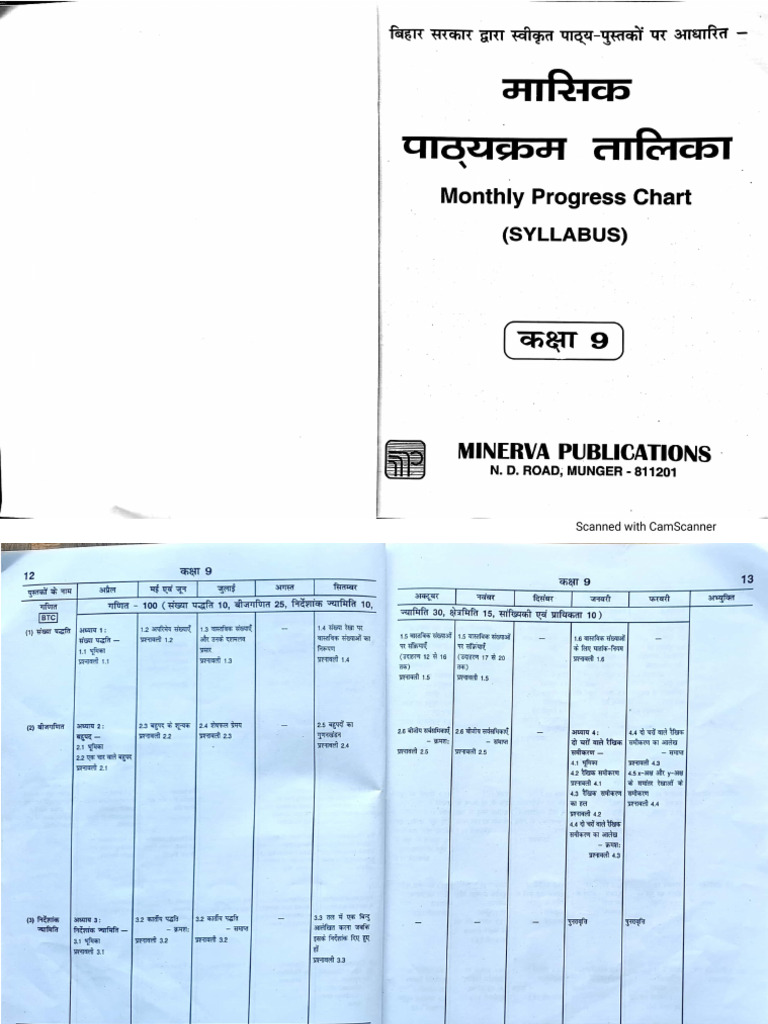 9th Maths Syllabus | PDF