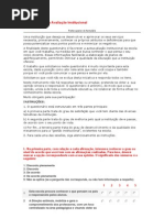 auto-avaliação de escola_[questionário] instrumento para avaliação institucional, docentes