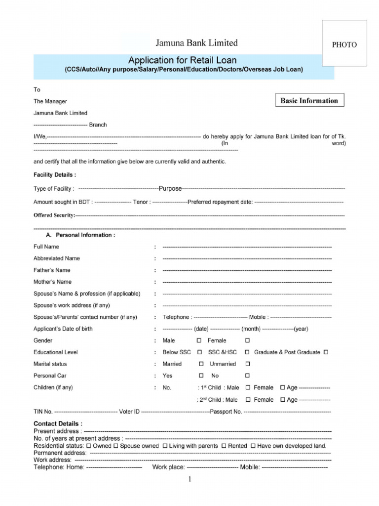 Application Form Annexure-XVII | PDF