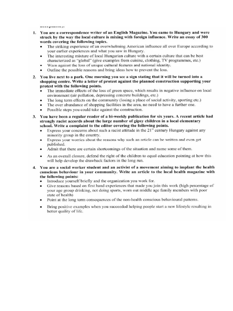 Letters ECL C1 | PDF