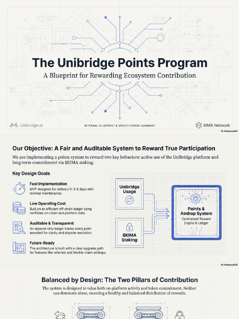 Unibridge Points Program Blueprint | PDF