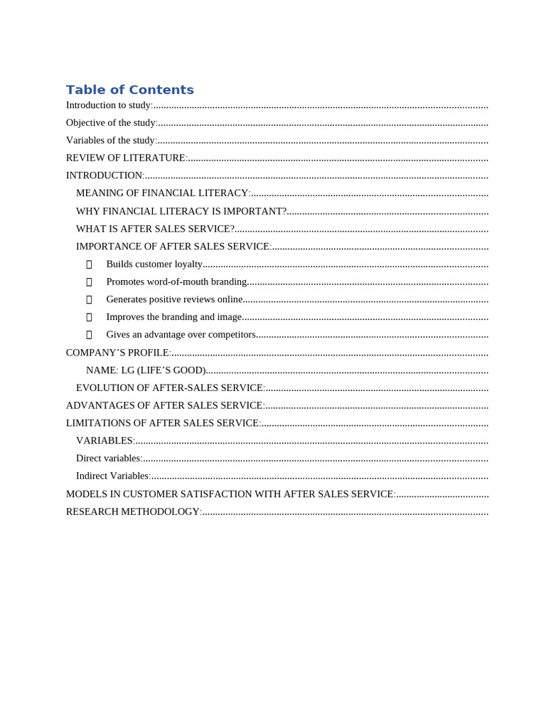 Statistics Project 245111200 | PDF | Customer Service | Marketing