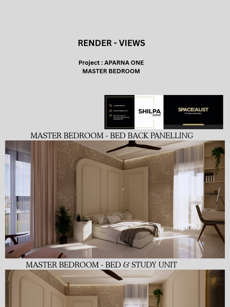 Master Bedroom Design Elements | PDF
