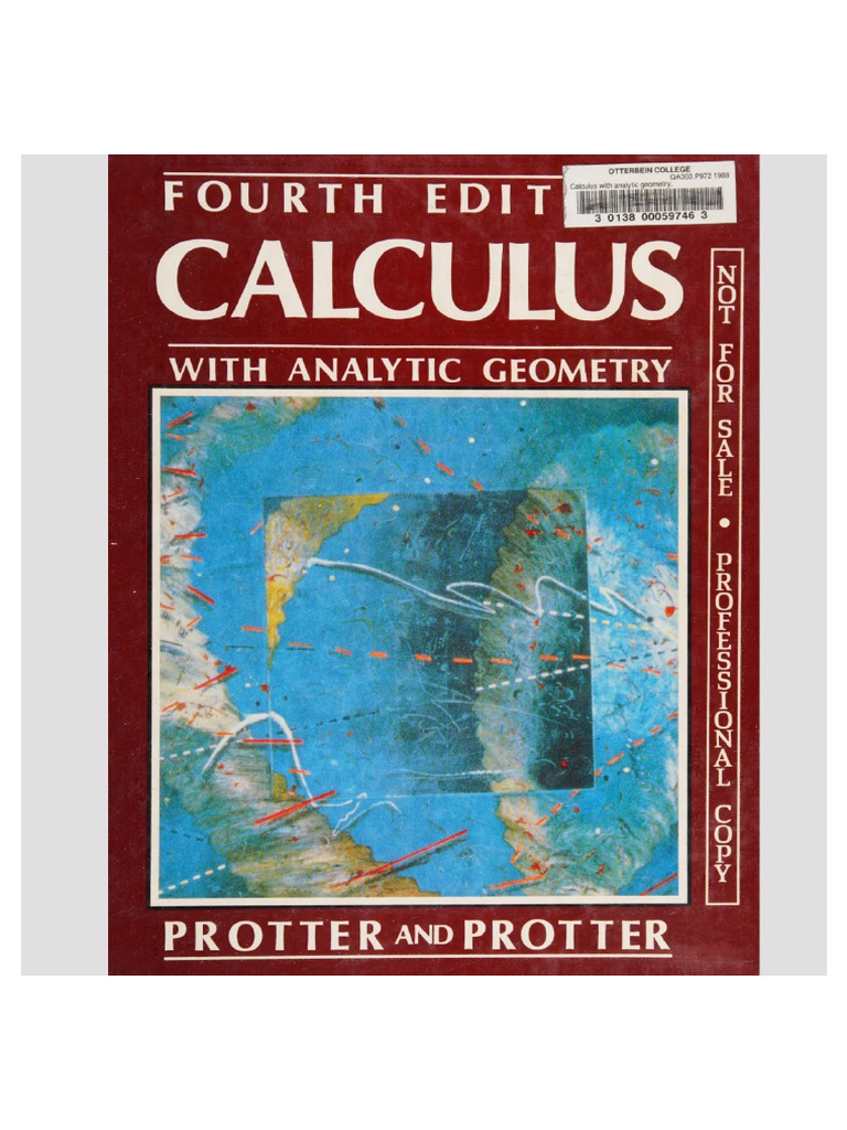 Chapter 6 CALCULUS With Analytic Geometry by Protter Protter 4thed | PDF