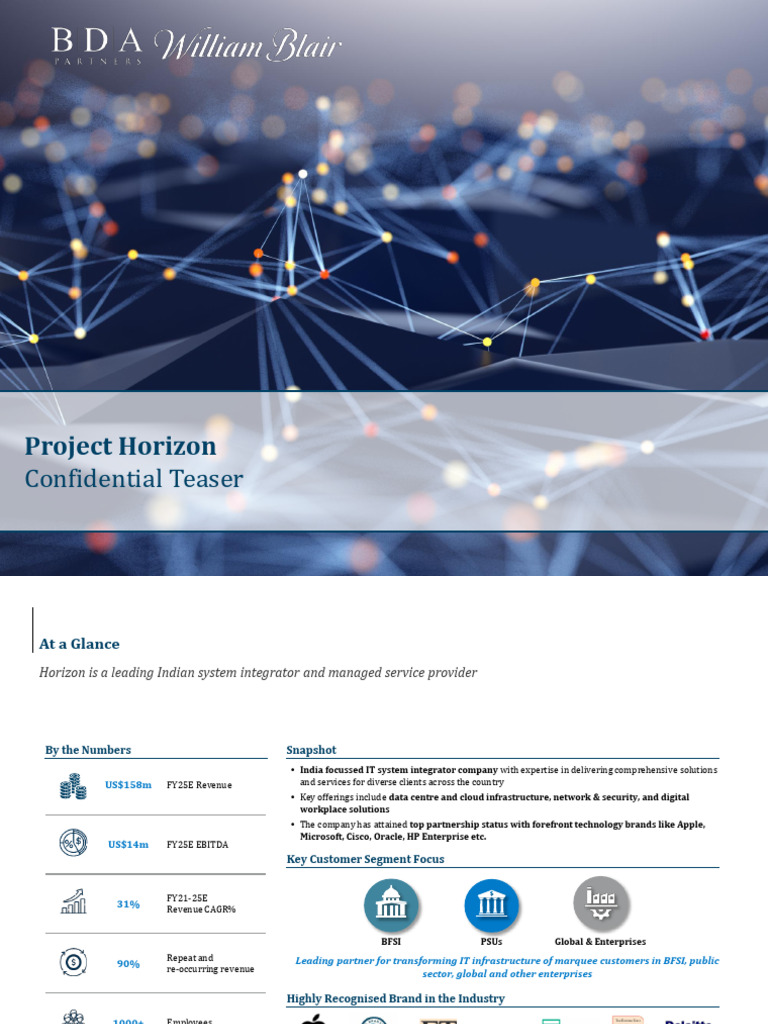 Project Horizon Teaser_28.02.25 | PDF | Cloud Computing | Microsoft