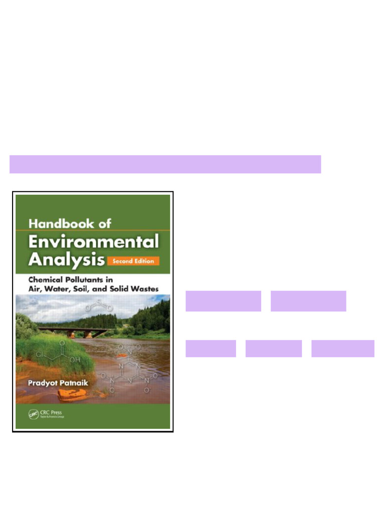 Handbook of Environmental Analysis Chemical Pollutants in Air Water ...