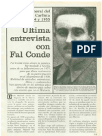 Josep Carles Clemente "Ultima Entrevista Con Fal Conde"