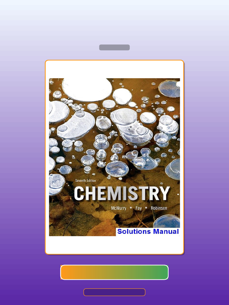 Test Bank for Chemistry 7th Edition McMurry | PDF | Organic Chemistry ...