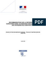 CCTG - Recommandation Sur La Référence Aux Eurocodes Dans Marches Publics - 2009