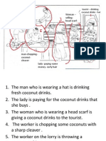 Worker-On The Lorry-Throwing - Coconut - Partner: Tourist - Drinking - Coconut Drinks - Hat