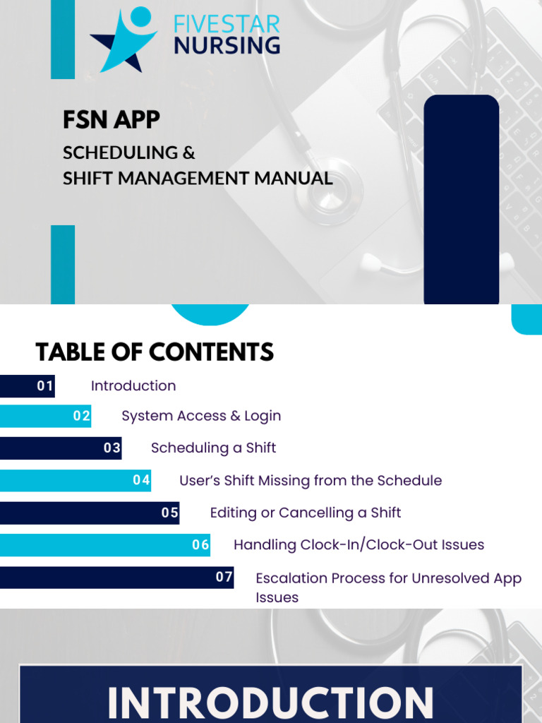 Shift Management Guide for FSN App | PDF | Login | Password