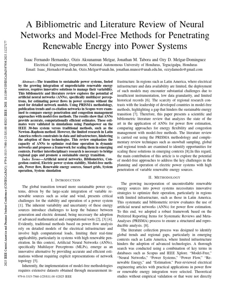 Neural Networks for Renewable Energy Integration | PDF | System ...