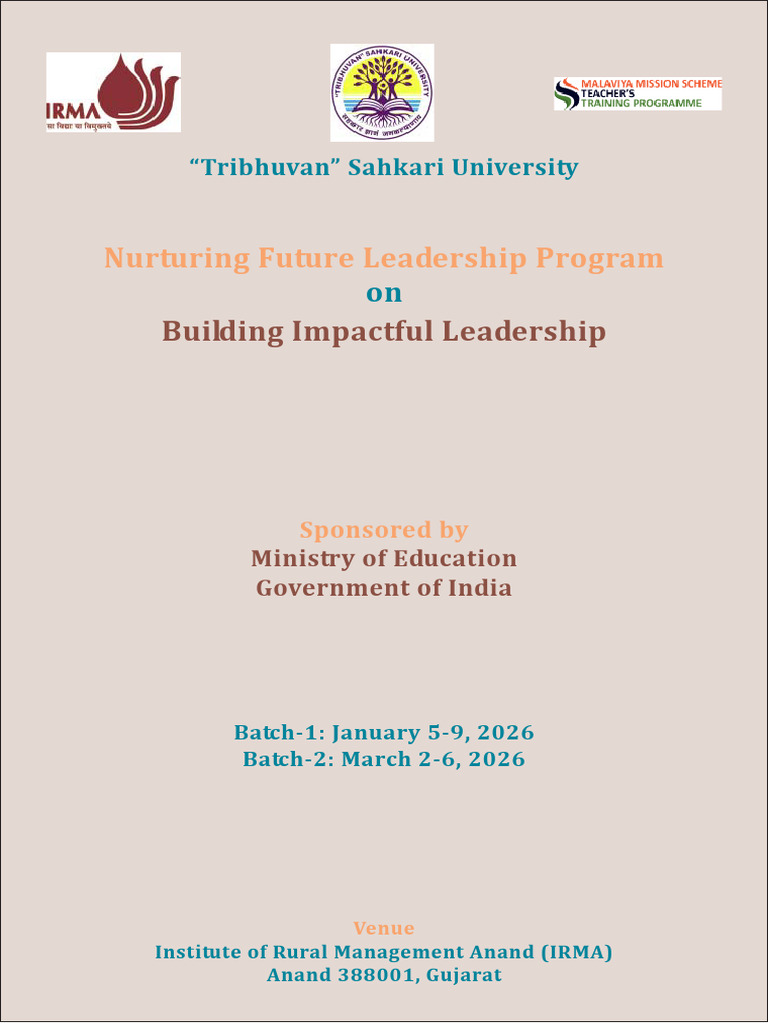 Building Impactful Leadership - January 2026 | PDF | Leadership ...