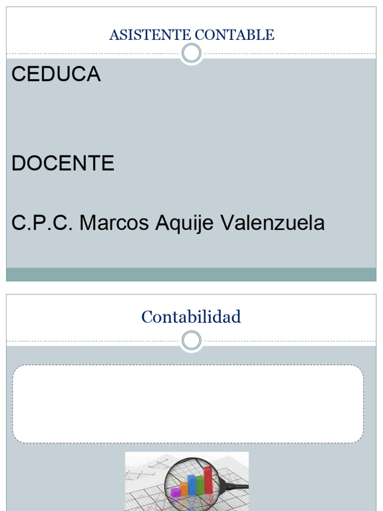 Fundamentos de Contabilidad y Costos | PDF | Contabilidad | Estado ...