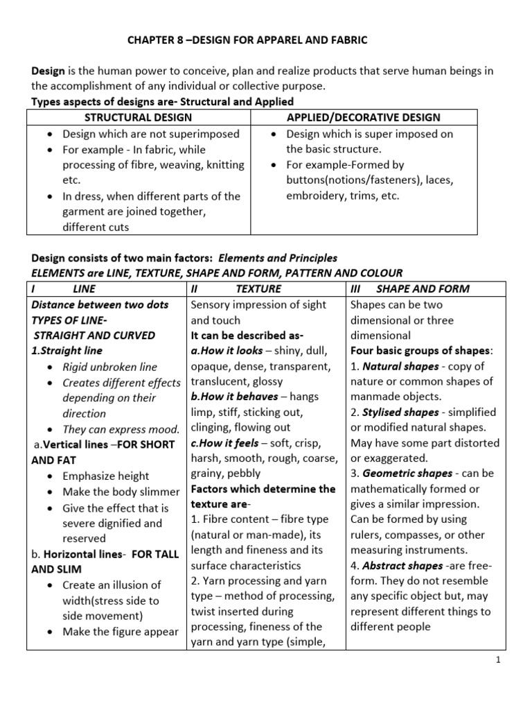 Apparel and Fabric Design Principles | PDF | Color | Hue