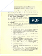 Rules Governing The District Branches of SPCA Punjab, 1971