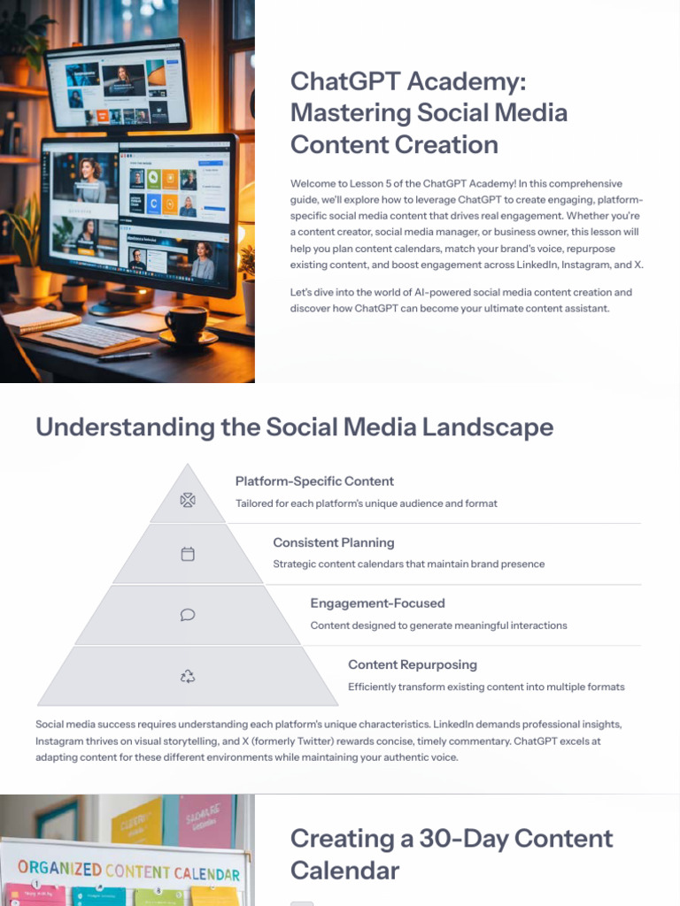 AI Social Media Content Mastery | PDF | Social Media | Popular Culture ...