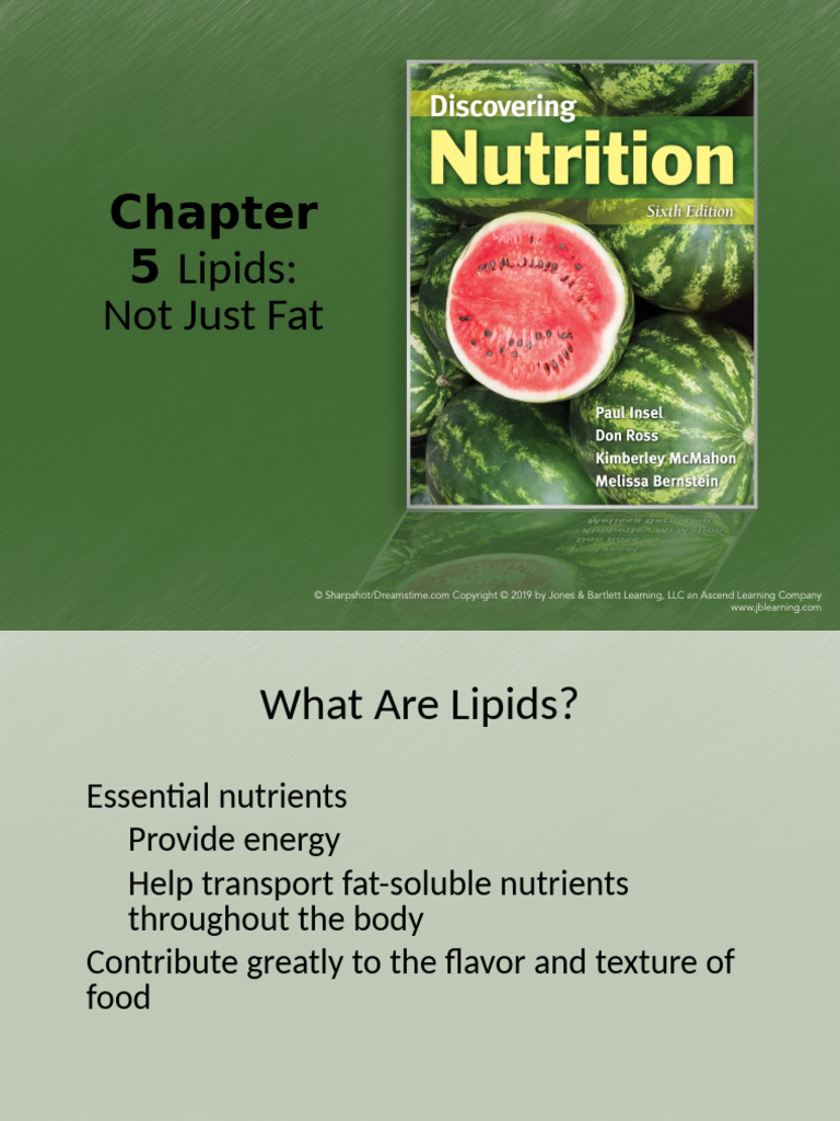 Chapter+5+PP+w+Narration 2 | PDF | Fat | Fatty Acid