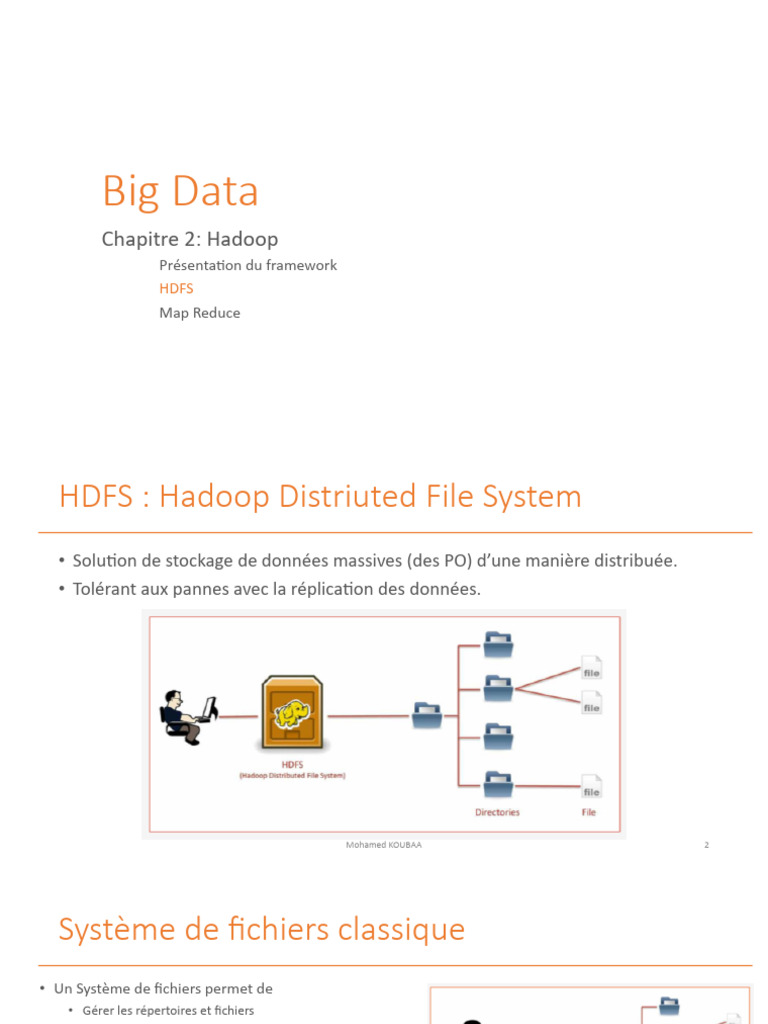 Introduction à HDFS et son architecture | PDF | Apache Hadoop | Fichier ...