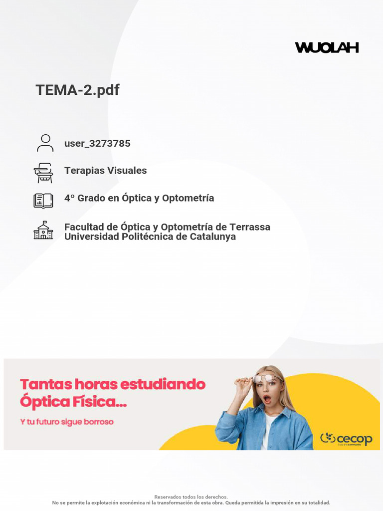 Wuolah Free TEMA 2 | PDF