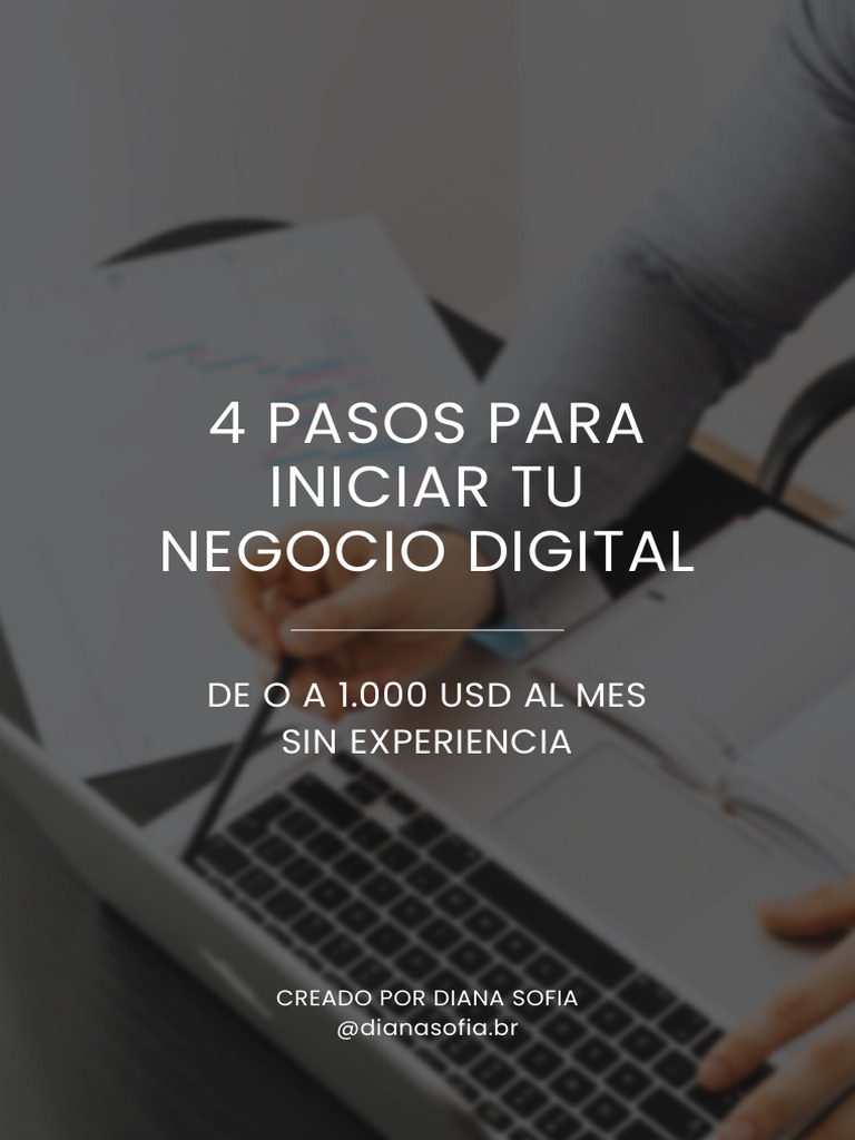 4 Pasos para Iniciar un Negocio Digital | PDF | Internet