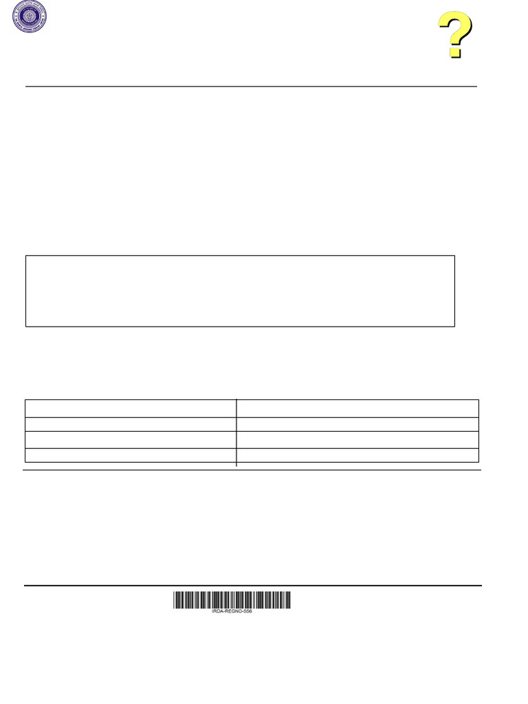 Policy - Document - 132600 48 2025 7906 | PDF | Insurance | Deductible
