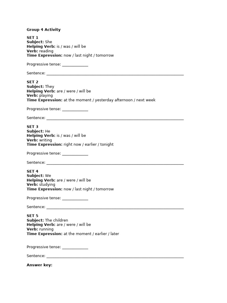 Group 4 Activity | PDF