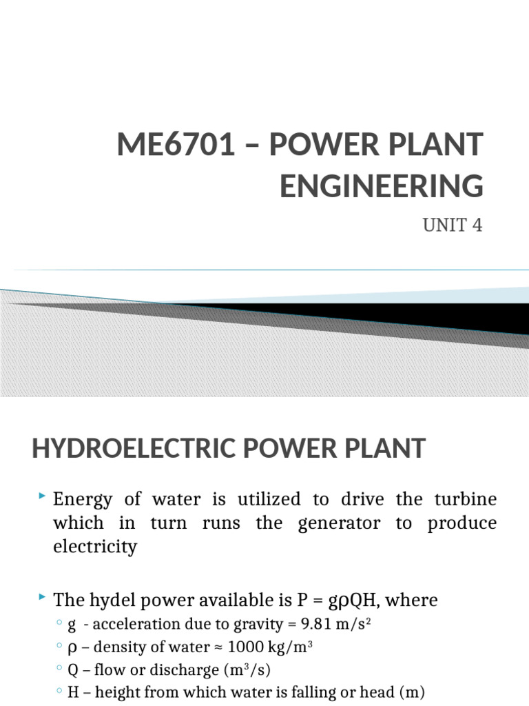 Hydroelectric Power Plant Engineering | PDF | Hydroelectricity | Turbine