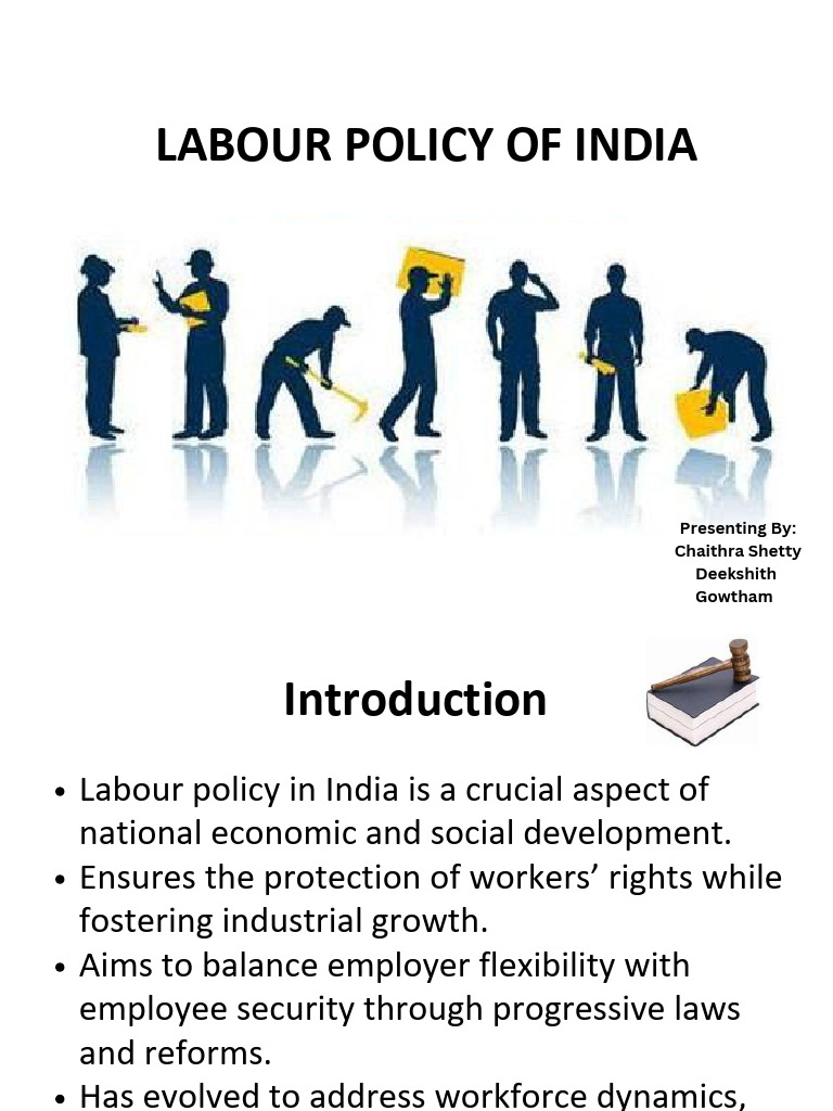 India’s Labour Policy Overview and Reforms | PDF | Labour Law | Employment