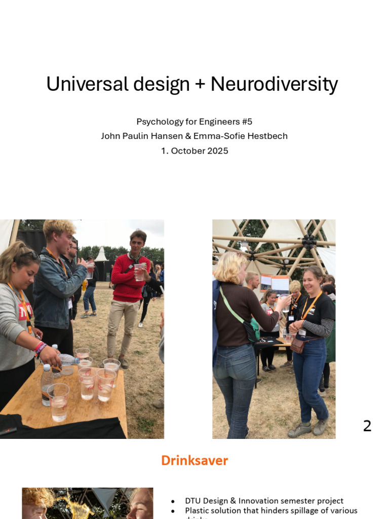 Universal Design Principles for Inclusivity | PDF | Psychological ...