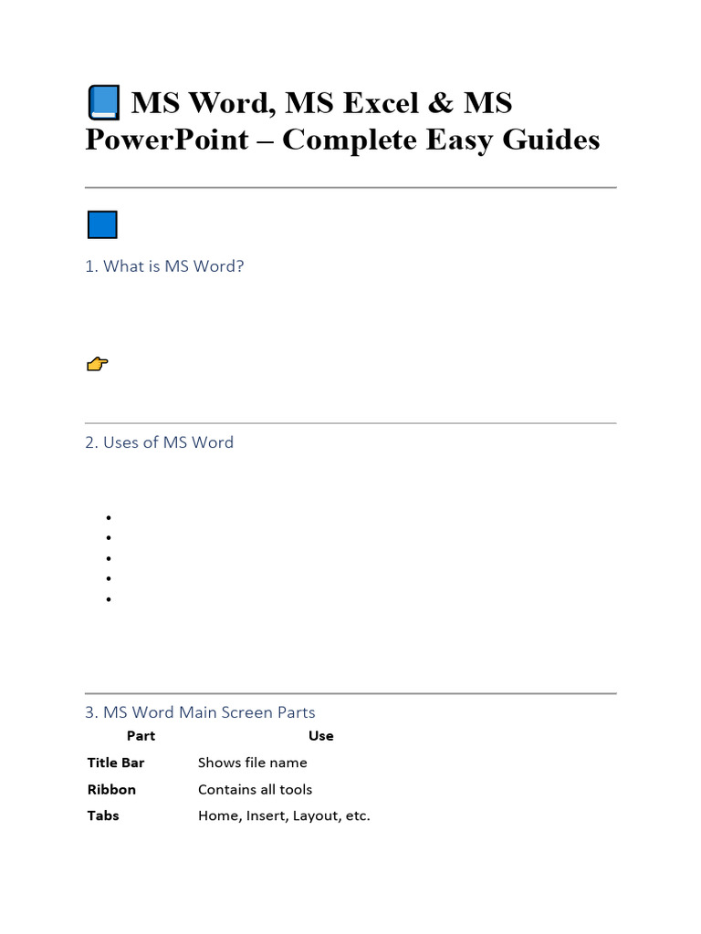 Microsoft Office Basics: Word, Excel, PowerPoint | PDF | Microsoft ...