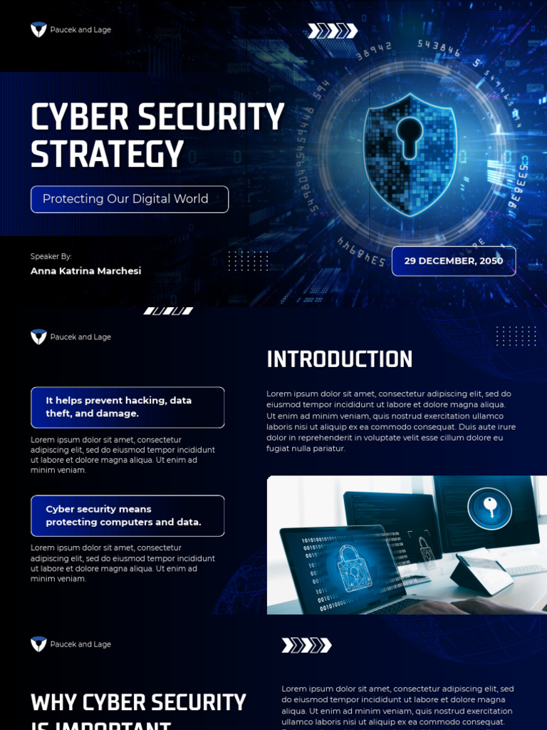 Cyber Security Strategy: Protecting Our Digital World | PDF