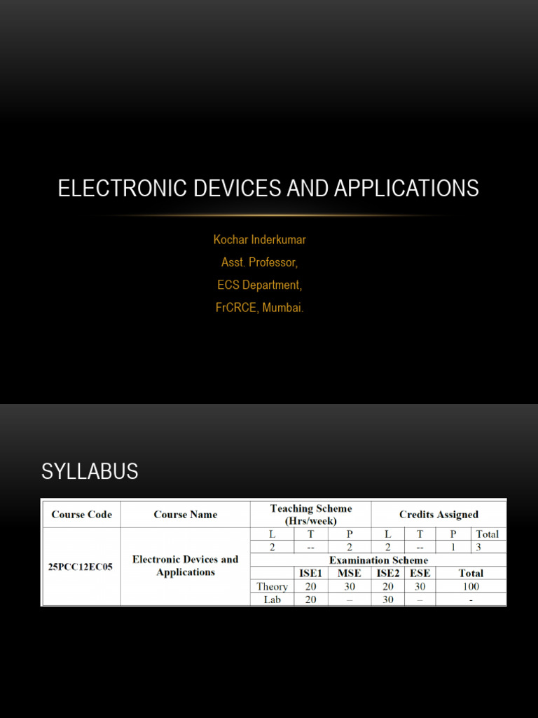 EDA Lecture 1 | PDF | Rectifier | Diode
