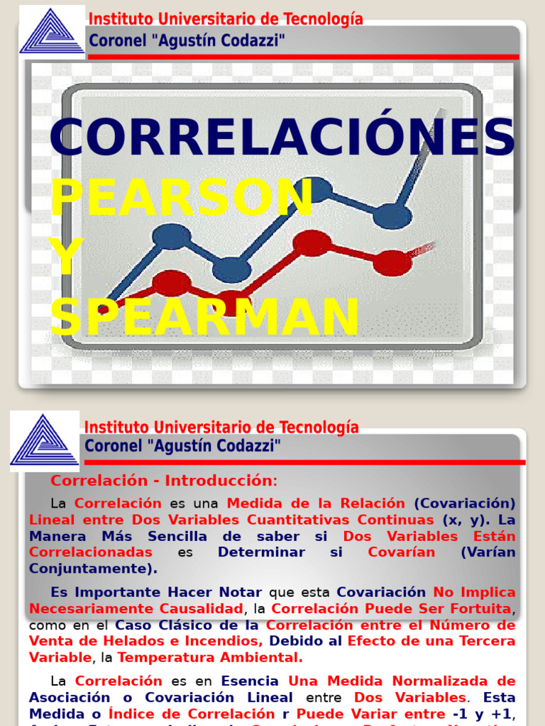 Correlación: Pearson y Spearman Explicados | PDF | Coeficiente de ...