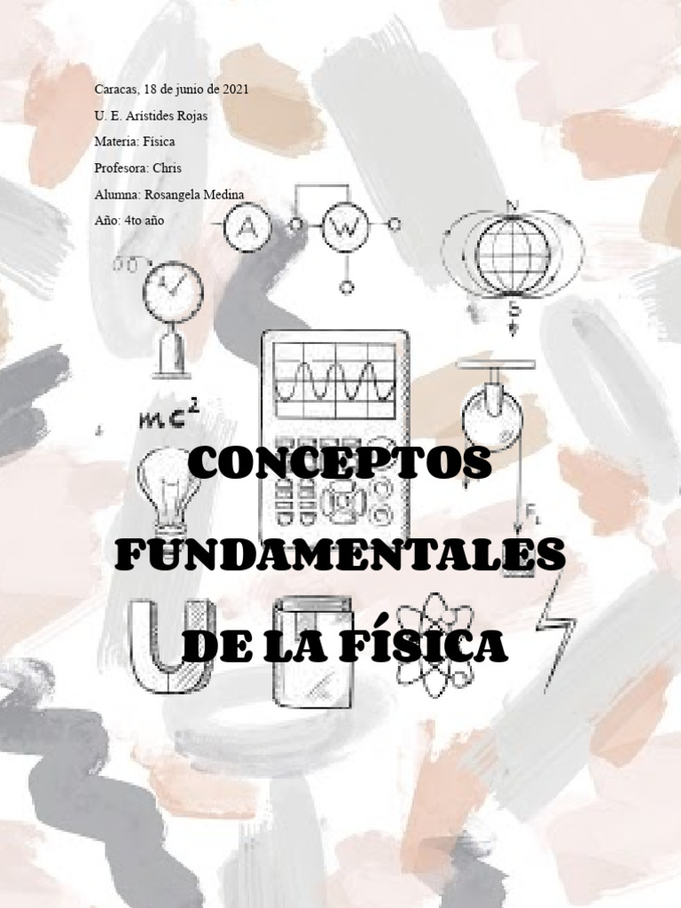 Conceptos Fundamentales de Fisica Rosangela Medina | PDF