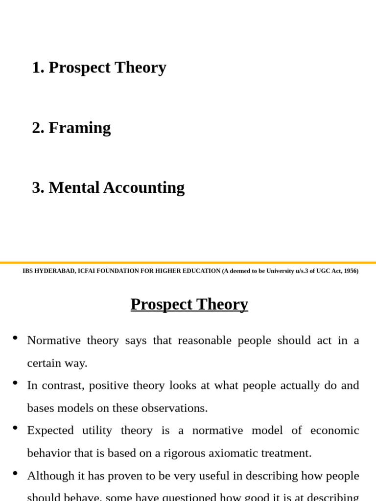Understanding Prospect Theory and Decision-Making | PDF | Risk Aversion ...