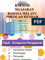 KOMPONEN PENGAJARAN - bm1