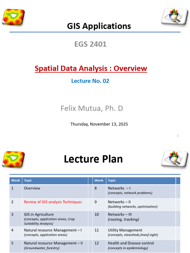 Spatial Data Analysis in GIS | PDF | Spatial Analysis | Statistics