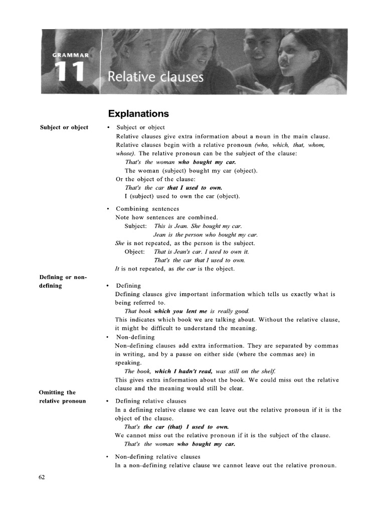Relative Clauses | PDF