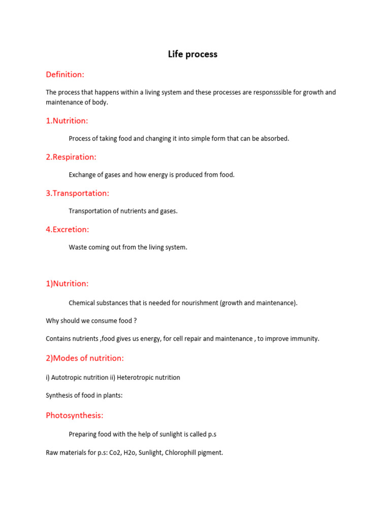 Life process _49092784_2025_08_16_14_36 | PDF | Digestion | Lung