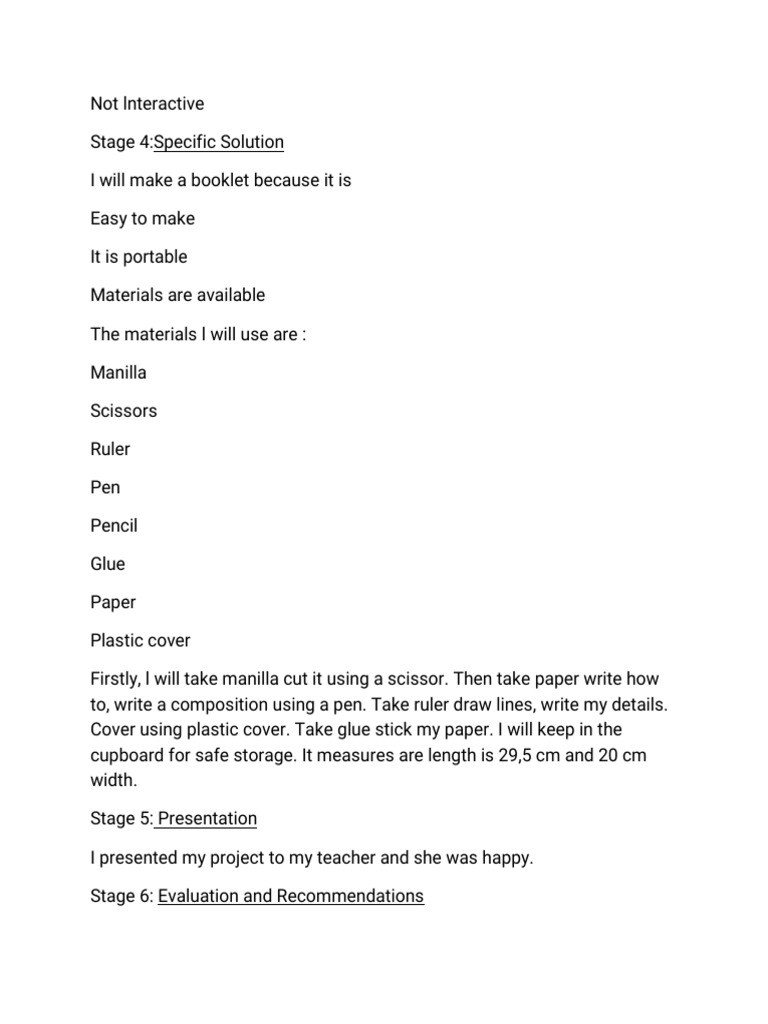 How to Create a Simple Booklet | PDF