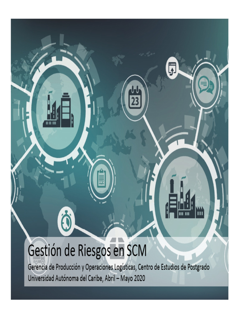 Gestión de Riesgos en la Cadena de Suministro | PDF | Business